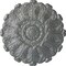 Ekena Millwork Durham Ceiling Medallion (Fits Canopies up to 4 1/4"), Hand-Painted Platinum, 31"OD x 1 1/2"P CM31DUPLS - alternate 1